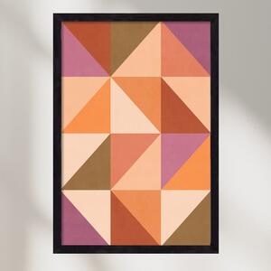 Triangle Composition 08 - falikép keretben | artbridge