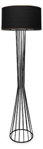 Design állólámpa Fellini 155 cm fekete