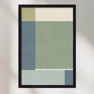 Composition of Geometric Shapes - Gb01 - falikép keretben | artbridge