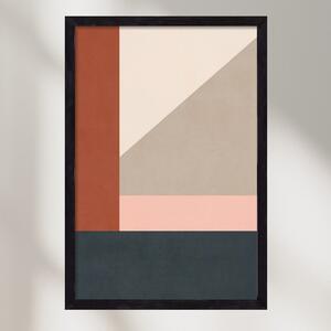 Composition of Geometric Shapes - Tff01 - falikép keretben | artbridge