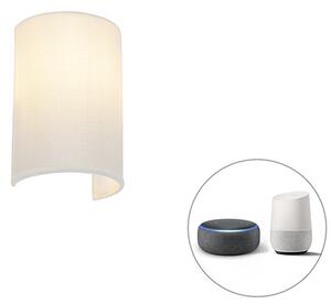 Intelligens fali lámpa, fehér, Wifi A60 - Simple Drum Jute