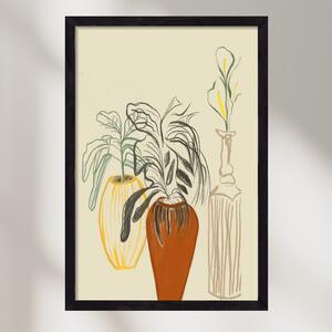 Les Vases - falikép keretben | artbridge