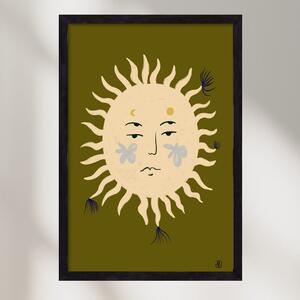 OLIVE SUN - falikép keretben | artbridge