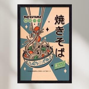 Noodles Every Day - poszter keretben | artbridge