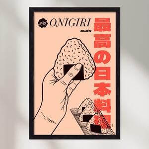 Onigiri - falikép keretben | artbridge