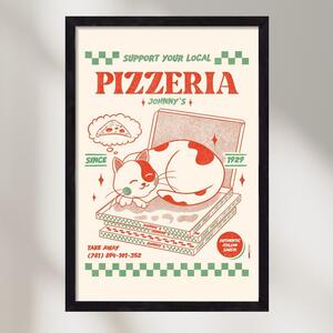 Suport Your Local Pizzeria - falikép keretben | artbridge