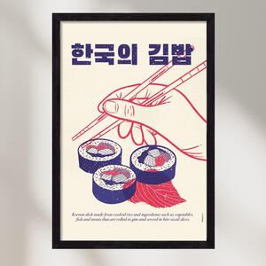 Korean Kimbap - falikép keretben | artbridge