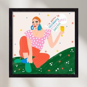 Be Happy For Others - falikép keretben | artbridge