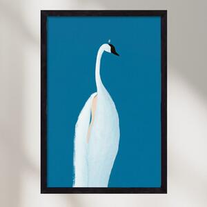 Swan maybe - falikép keretben | artbridge