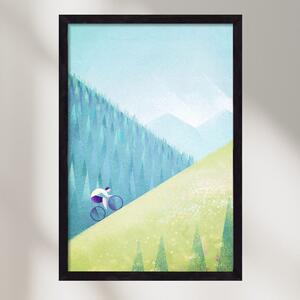 The climb - falikép keretben | artbridge