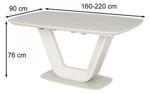 Armani bővíthető étkezőasztal krém 76 x 90 x 160-220 cm
