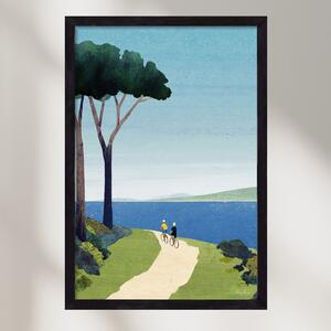 Bike ride - falikép keretben | artbridge