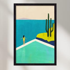 Swimming Pool II - falikép keretben | artbridge