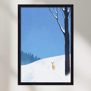 Deer - falikép keretben | artbridge