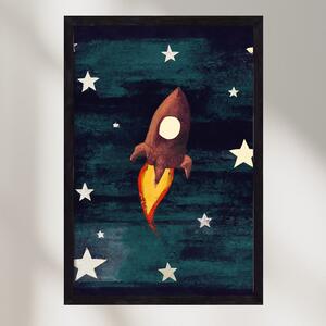 Rocket love - poszter keretben | artbridge