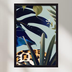 Hidden leopard - falikép keretben | artbridge