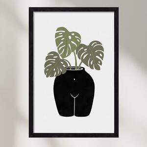 Body-tanical Vase - falikép keretben | artbridge