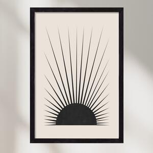 Minimal Sun - falikép keretben | artbridge