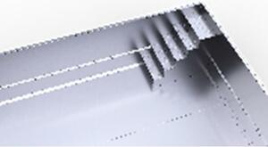 Inox rozsdamentes acél medence 4,50 x 3,00 x 1,4 méter