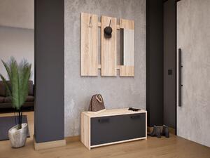 Lustra Előszoba Garnitúra (Sonoma-Antracit) modern
