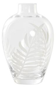 Váza üveg 10x10x15 leveles átlátszó (készletről)