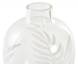 Váza üveg 10x10x15 leveles átlátszó (készletről)
