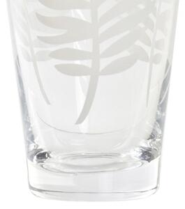 Váza üveg 10x10x20 leveles átlátszó (készletről)