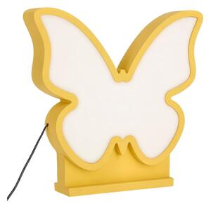 Sárga gyerek éjjelilámpa Butterfly – Candellux Lighting