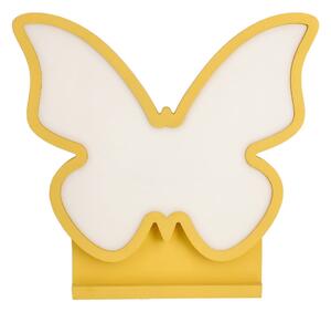 Sárga gyerek éjjelilámpa Butterfly – Candellux Lighting