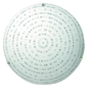 Fehér mennyezeti lámpa üveg búrával ø 30 cm Circle – Candellux Lighting