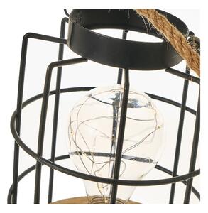 Fekete asztali lámpa (magasság 20,5 cm) – Casa Selección