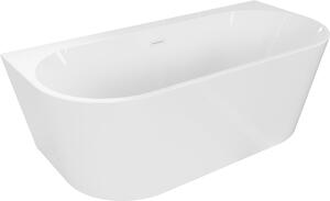 Mexen Oval+ szabadon álló, falhoz közel álló kád 170 x 80 cm, fehér, fehér túlfolyó - 52681708000-20