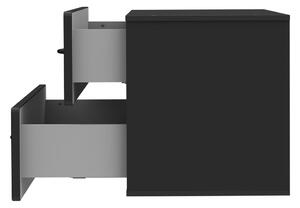 Fekete fiókos modul 80x36 cm Dakota - Tenzo