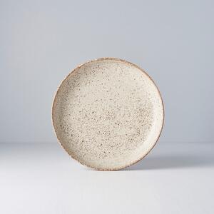 Bézs mély kerámia tányér ø 20 cm Fade – MIJ