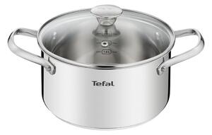 Indukciós tűzhelyhez alkalmas rozsdamentes acél edény Cook Eat – Tefal