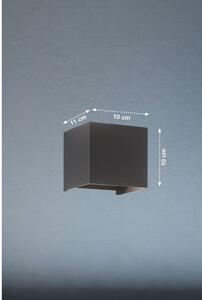 Fekete LED fali lámpa – Fischer & Honsel