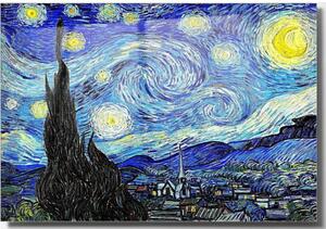 Üveg kép 100x70 cm Vincent van Gogh – Wallity