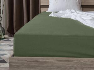 Jersey lepedő EXCLUSIVE sötétzöld 140 x 200 cm