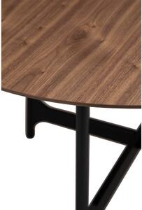 Kerek étkezőasztal diófa dekoros asztallappal ø 120 cm Ooid – DAN-FORM Denmark