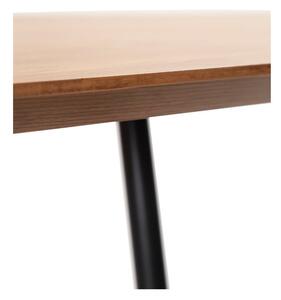 Étkezőasztal diófa dekoros asztallappal 110x220 cm Ooid – DAN-FORM Denmark