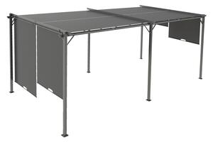 Antracit Sevilla 3x6m Garden Point terasz pergola