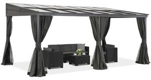 Alumínium terasz előtető 3 x 6 m Tarragona Premium Garden Point antracit