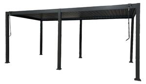Lagos 3x6 Garden Point szabadon álló terasz pergola antracit színben