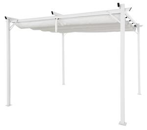 Fehér La Palma 3x3m Garden Point terasz pergola