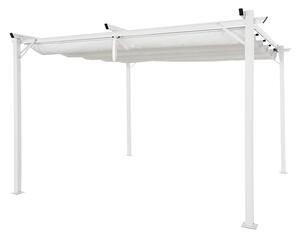 Fehér La Palma 3x4m Garden Point terasz pergola