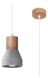 Szürke függőlámpa ø 12 cm Valentina – Nice Lamps