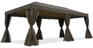 Barna kerti pavilon Valencia 3x6 m Garden Point