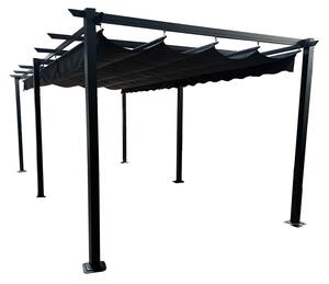 Szabadon álló terasz pergola Tenerife 3 x 6 m szürke