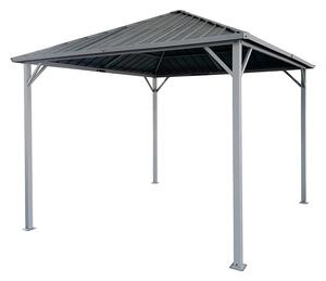 Garden Point Itaka 3x3 antracit színű kerti pavilon