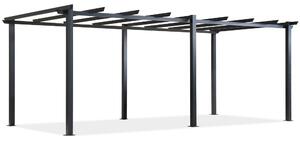 Barbados 3 x 6 m antracit Garden Point fém kerti pergola kerete
